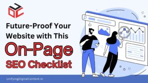2024 On-Page SEO Checklist